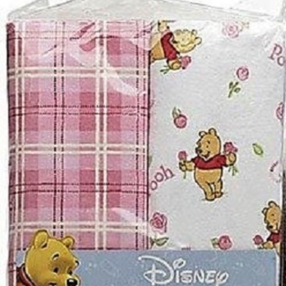 Disney Other - Winnie the Pooh Receiving Blankets 2pk 30" x 30"